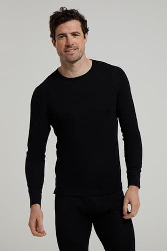 Mountain Warehouse Merino Mens Thermal Baselayer Top Black L — view 3
