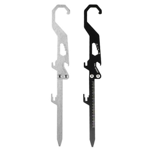 YIGZYCN Portable Stainless Steel Hook Mosquitoes Repellents Holder Bottle Opener and Foldable Ground Peg Mosquitoes Coil Holder Repellents — view 6
