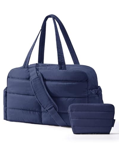 BAGSMART 31L Travel Gym Duffle & Wet Pocket, Weekend Overnight Carry on Bag