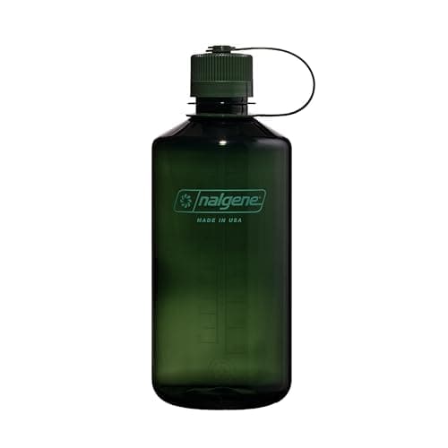 Nalgene Sustain Tritan BPA-Free Water Bottle Made with Material Derived from 50% Plastic Waste, 32 OZ, Narrow Mouth, Jade