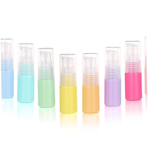 10ml Plastic Refillable Pump Dispenser Bottles 8 Pack for Travel — view 4