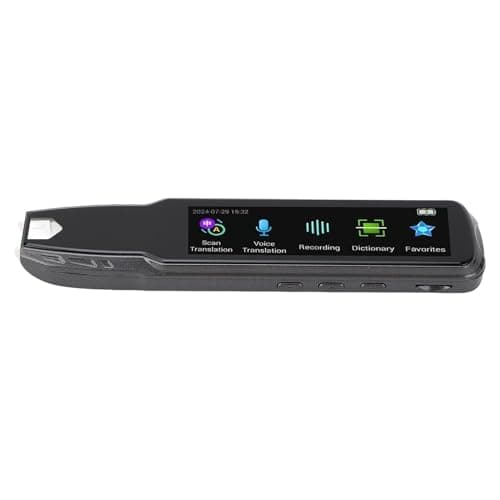 Cocoarm Translator Pencil with Text Recognition Scanner, Sustainable Portable Translator Device for Education Travel, 57 Languages Online Offline Scan Translation, 1050mAh Rechargeable (Grey)