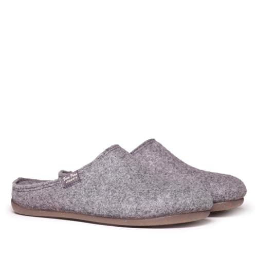 Toni Pons Women's slippers in recycled felt - MONA-FR - Grey, 39 EU - 6 UK