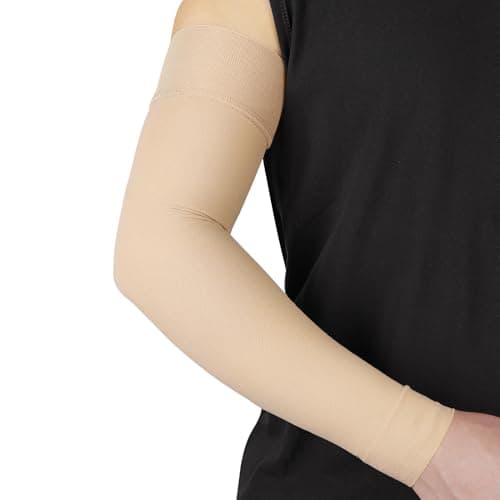 Beister 15-20 mmHg Compression Arm Sleeves for Pain Relief, Single