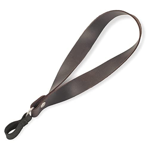 Asterom Handmade Leather Cane Strap - Stylish Wrist Strap for Canes and Walking Sticks, Brown, 1 Count (Pack of 1)