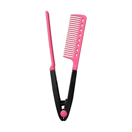 Hair Straightener Comb V Shaped Styling Smoothing Brush — view 6