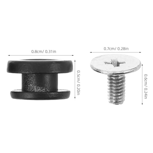Homoyoyo 10 Pairs Metal Rivet Parts for Sandals and Footwear Replacement, Quick Release Snap Button, Preventing Deformation, Universal Compatibility, for Holiday Activities and DIY Repair — view 2