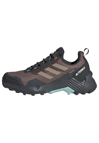 adidas Women's Eastrail 2.0 RAIN.RDY Hiking Shoes, Earth Strata/Blanch Cargo/Semi Flash Aqua, 5 UK