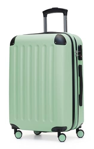 Hauptstadtkoffer Spree – Cabin Luggage, 55 × 35 × 20 cm for All Airlines, Travel Suitcase, Hard Shell Trolley, Carry-On Suitcase, Mint