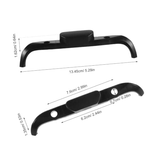 GALPADA Luggage Adjustment with Multiposition and Responsive Stable Black Plastic Telescoping Handle Repair Kit Quick-Release Button for Effortless Replacement Suitcase Travel — view 2