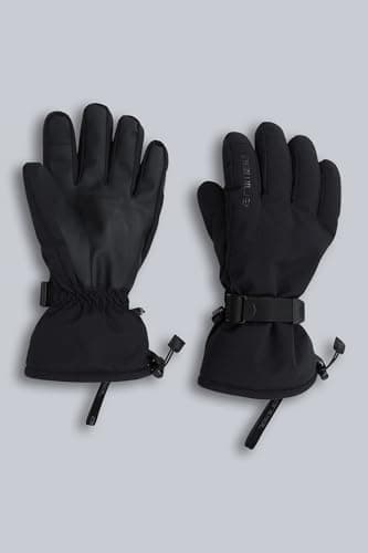 Animal Mens Edge Ski Gloves - Waterproof with PrimaLoft® Gold Insulation & Adjustable cuffs - Best for Spring Summer, Skiing, Snowboarding & Outdoors Jet Blac M — view 2