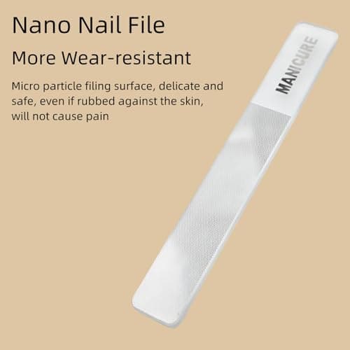 ZHIYE 10 Pcs Manicure Pedicure Kit, Stainless Steel Nail Clippers Set Professional Nail Grooming Tools with Case for Men Women (Gunmetal Grey) — view 4