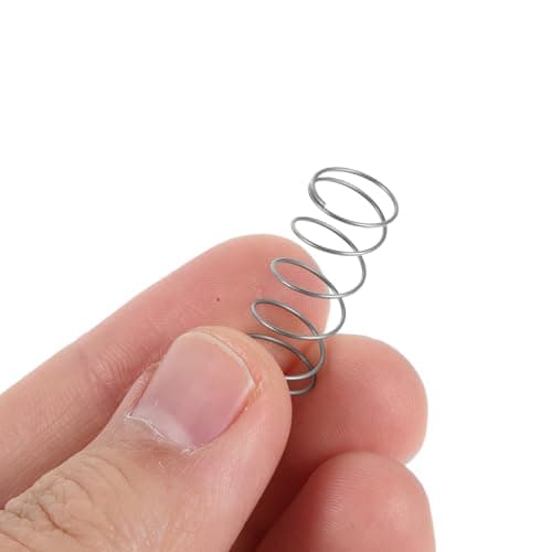 Automatic Water Bowl Silver Compression Spring 10pcs Stainless Steel — view 4