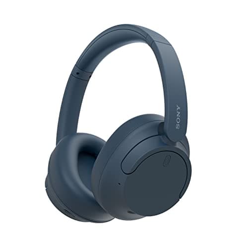 Sony WH-CH720N Wireless Bluetooth Noise Cancelling Over-Ear Headphones, Ambient Sound Mode, Lightweight Design, up to 50 hr battery life, iOS & Android - Blue