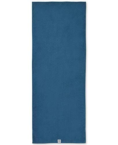 Gaiam Stay Put Yoga Towel - Fits Over Standard Size Yoga Mat (68" L x 24" W), Lake — view 2