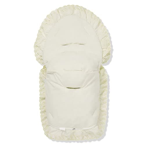 For Your Little One FYLO Universal Broderie Anglaise Car Seat Footmuff/Cosy Toes - Pink — view 5
