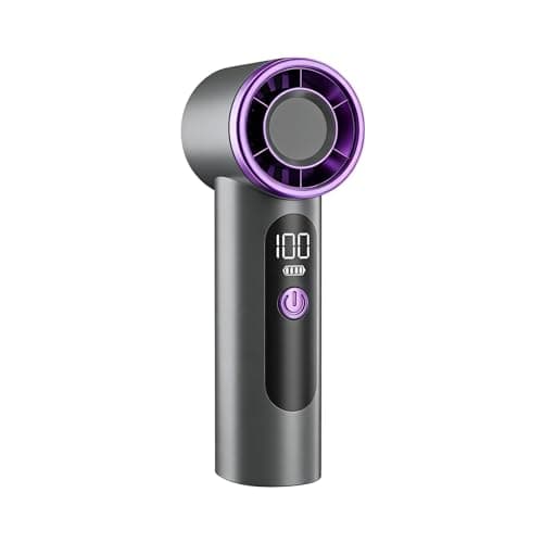 Handheld Fan,USB Rechargeable Travel Cooling Tool | Quiet Mini Fan - for Kids Men Adults Travel Office Outdoor Home Camping Theme Park Commuting Classroom