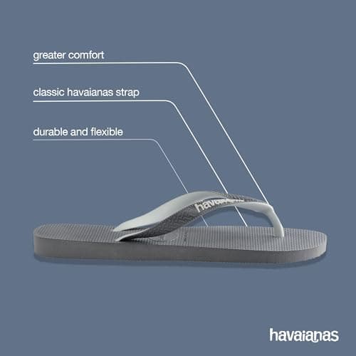 Havaianas Top Mix Unisex Adults FlipFlop Steel Grey/Steel Grey 6.5/7 UK — view 4