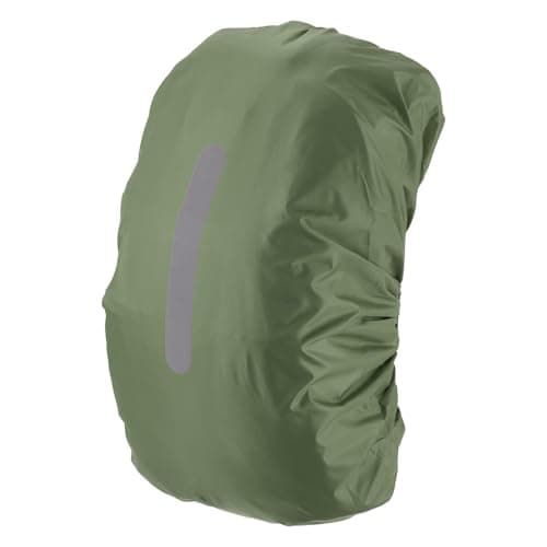 M METERXITY Waterproof Backpack Rain Cover, 75L-85L Waterproof Backpack Cover, Bag Rain Cover with a Vertical Reflective Strap for Hiking/Biking/Camping/Outdoor Traveling [Army Green]