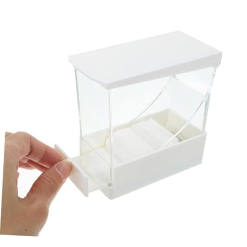 Kichvoe 2pcs Press-on Plastic Cotton Rolls Holder Organizer Box with Sealed Lid for Cotton Wool and Rolls Storage Suitable for Home Care Settings and Travel Kit — view 4