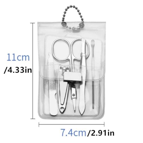 2 Packs Manicure Pedicure Set Fingernail Scissors Nail Care Kit For Women — view 4