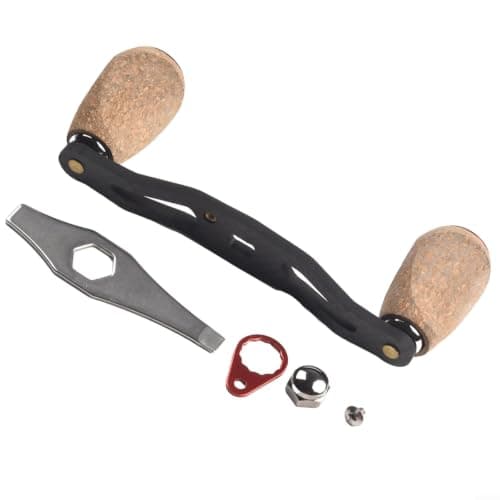 Cork Knob Baitcasting Handle 120mm for Left Right Hand(Right hand) — view 5