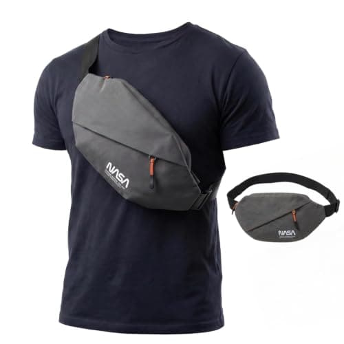 NASA Bumbag for Men, Crossbody Bum Bag & Fanny Pack, RFID Blocking (1.5L) — view 3