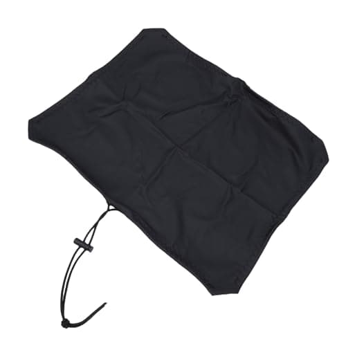 KKPLZZ Motorcycle Cargo Net, Elastic PU Leather Luggage Rain Cover with 6 Hooks, for Helmet and Motorcycle Accessories — view 4