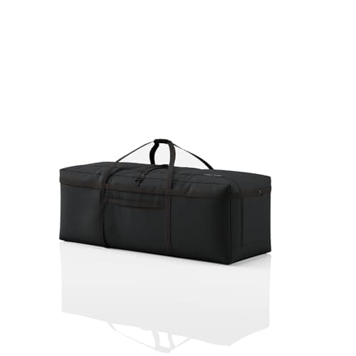 Water-Repellent Travel Duffle Bags - 42" x 15" x 15" 155L Upgraded 900D Oxford Heavy Duty Duffel Bag, Reinforced Zipper, Padded Handles, Adjustable Strap Buckles for Travel, Camping, Gym