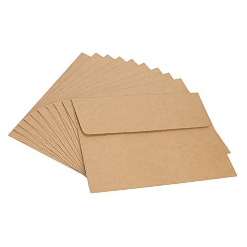 10Pcs A4 Envelope File Folder Kraft Paper Office File Wallet Thicken Document Folder Holder Foolscap File Bag Storage Pouch Project Pockets Paperwork Organizer for Office School Travel — view 5