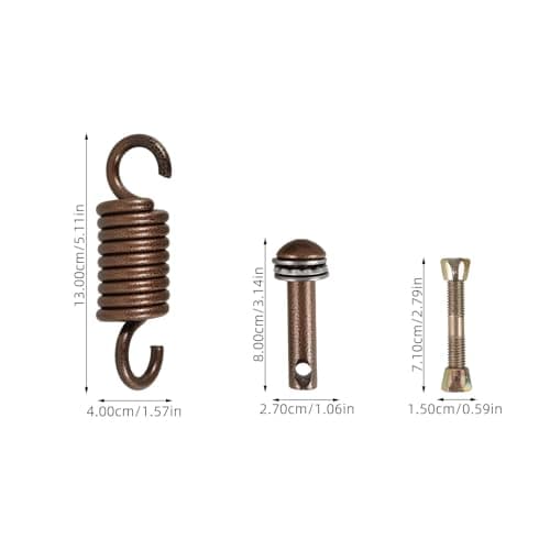 Heavy Duty Iron Steel Alloy Hammock Chair Spring Kit Coffee — view 2