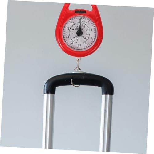 Red Mini Luggage Scale 5kg Portable Hand Scale with Hook — view 3