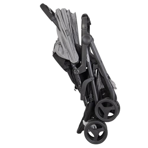 Graco DuoRider Lightweight Double Pushchair, Suitable from Birth to Approx. 3 Years, Steeple Gray Fashion — view 6