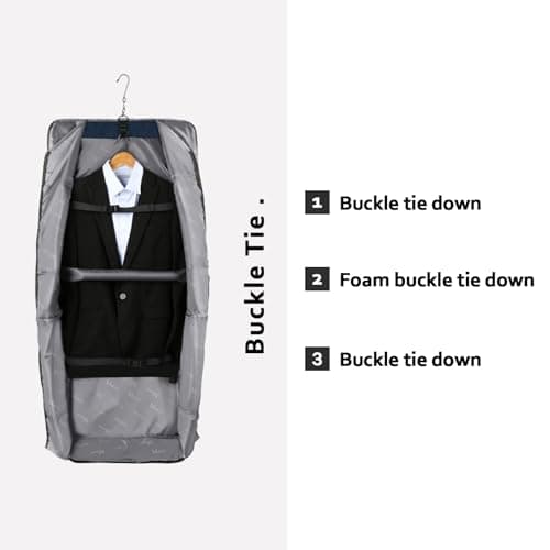 MATEIN Suit Carrier for Men, Travel Garment Bags with Strap for Business — view 2