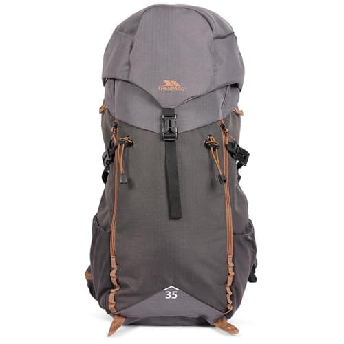 Trespass 35L Hiking Rucksack Pass Dark Grey in Size - Medium