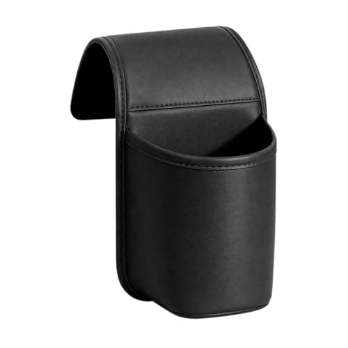 Car Door Cup Holder Wide Mouth Scratch-Resistant Leather Drink Organizer