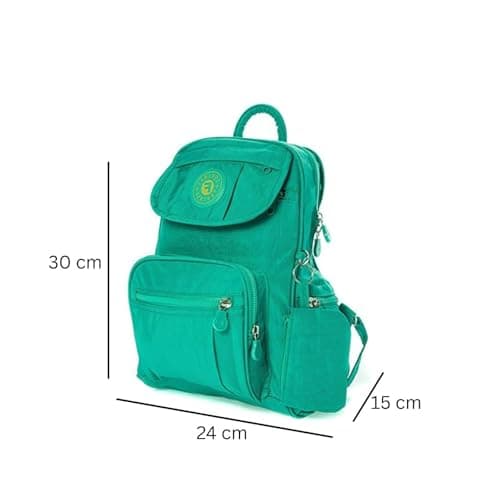 YourDezire Adult Unisex Backpack for Travelling, Hiking, Camping, Road Trips | Fabric Rucksack for Girls, Boys School Bag, College Women Men Gym Causal Bag Turquoise — view 2