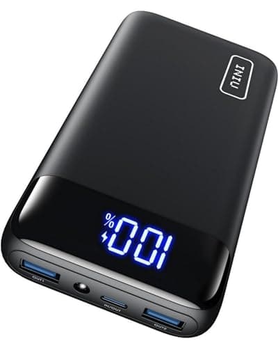 INIU Power Bank, 20000mAh Fast Charging Portable Charger, 22.5W Powerbank with USB C Input & Output & Amazon Basics AAA Alkaline Batteries, High-Performance (Triple A), 10-Year Shelf Life, 12-Pack — view 2