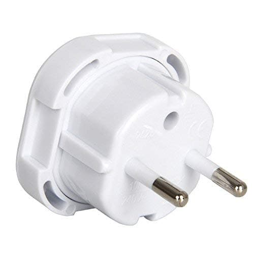 TEC UK - 2 x UK to EU Europe European Travel Adapter suitable for France, Germany, Spain, Egypt, China - Refer to Product description for Country list — view 2