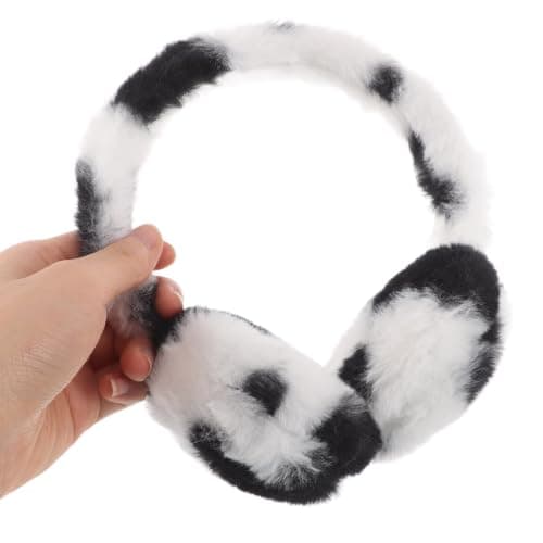 GRIRIW Plush Foldable Ear Muff for Women, Cute Winter Ear Cover — view 3