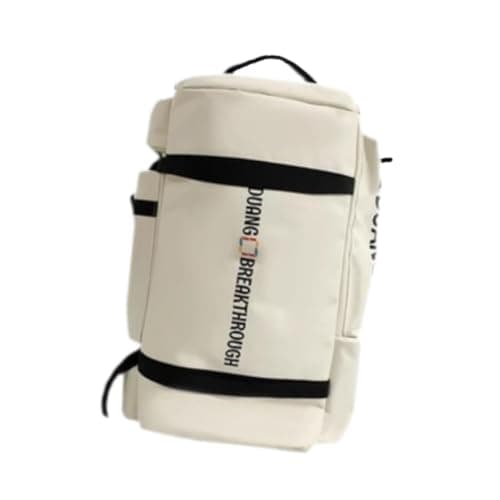 KIXZSAZ Stylish Ski Backpack Ski Boot Bag Large Capacity Travel Outdoor Sports Mountaineering Cycling Gloves Bag is Made Oxford Cloth is Waterproof to Gear Stays Protected Even, Beige, 60 x34 x27 cm — view 4