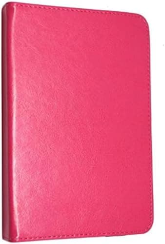 7inch Tablet Case - Universal PU Leather Stand Folio Case Cover for All 6",6.8",7" Tablets, Fit for Kindle eReaders Fire Tablet- Kobo/Voyaga/Lenovo/Sony E-Book/iPad Mini 5 4 3 2 1 (Pink) — view 2