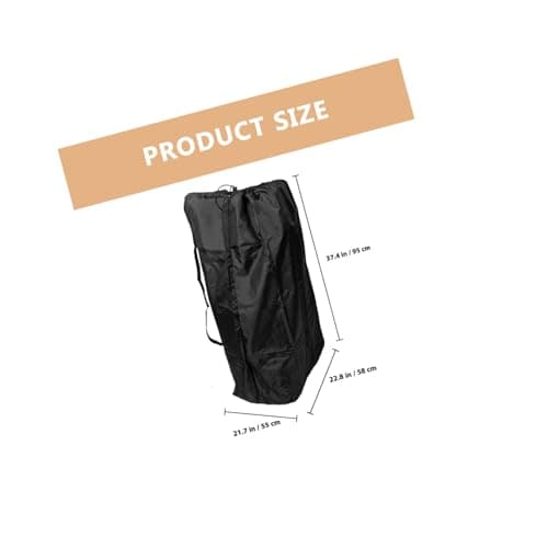 Black Nylon Stroller Travel Bag for Airplane Trips, Carrying — view 2