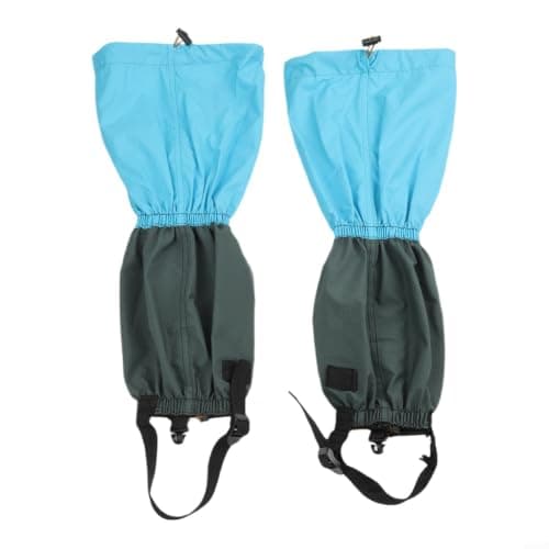 Adjustable Snow Gaiters 46cm Drawstring Boot Protectors(Teal) — view 4