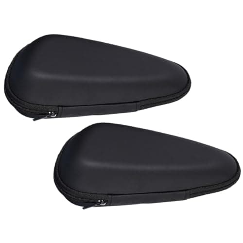 2pcs Black Eva Storage Box Protective Portable Bag