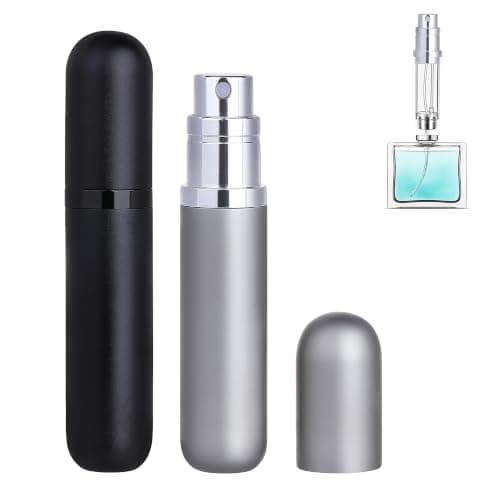 2-Pack 5ml Empty Perfume Spray Bottle Refillable, Travel Perfume Atomiser