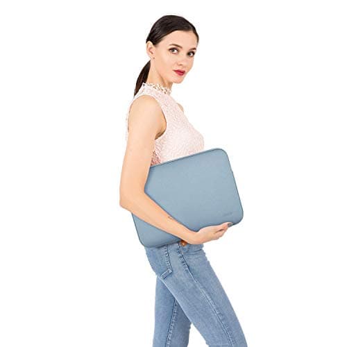 MOSISO 13.3 inch Laptop Case Neoprene Sleeve with Small Bag,Airy Blue — view 5