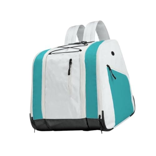 Ski Boot Bag, Sports Bag, Ski Boot Backpack, Equipment Bag, Snowboard Bag. Combines Large Capacity with Abrasion-resistant Base for Transport, White