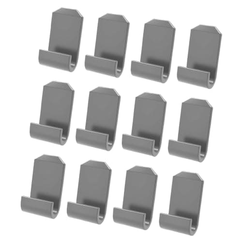 Cord Holder Clips ABS Cable Guides with Flat Mount, Grey — view 5