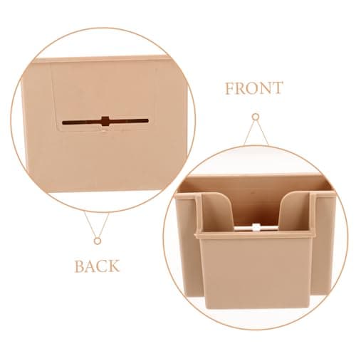 Alipis Car Vent Phone Holder Beige Plastic Storage Box for Cars — view 4